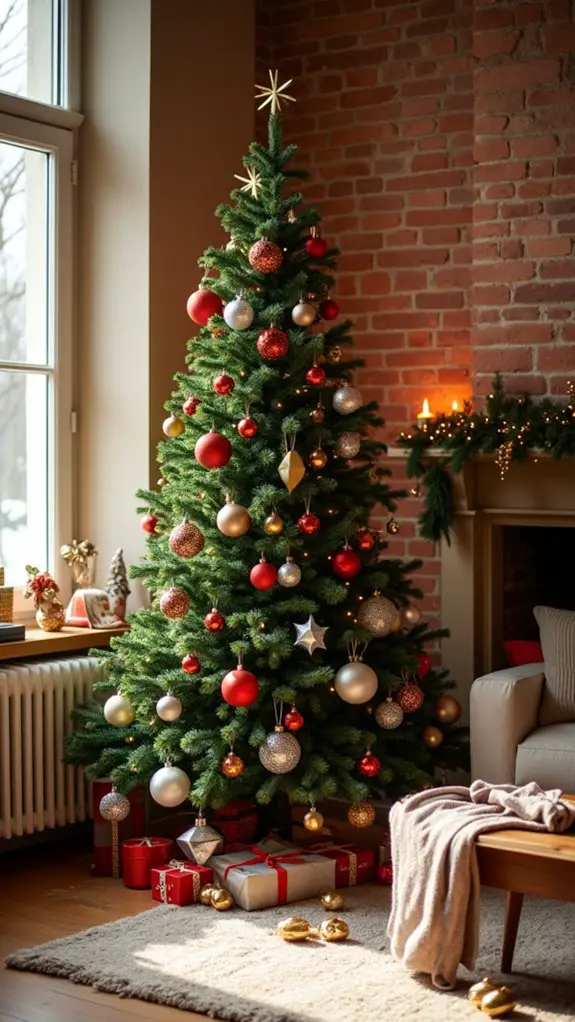 sleek modern geometric tree