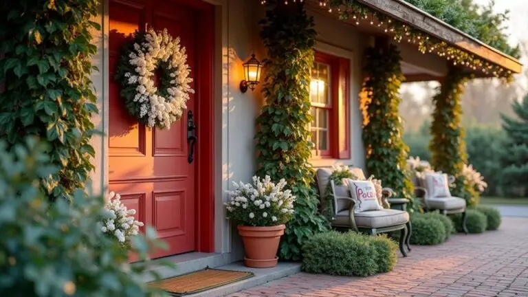 snowy christmas wreath inspiration