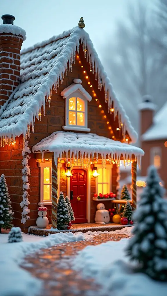 snowy icicle light effect