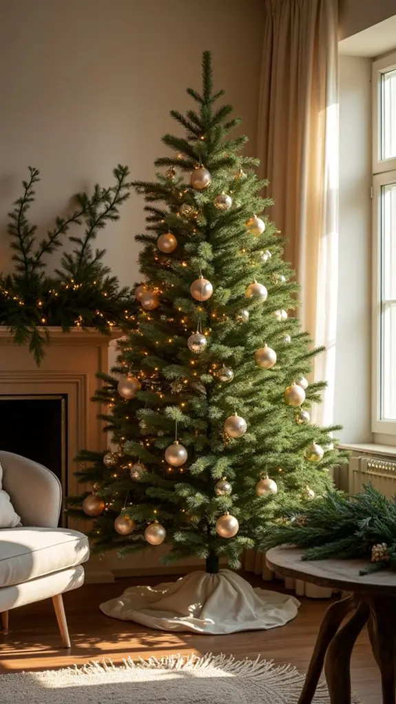 sophisticated minimalist tree design