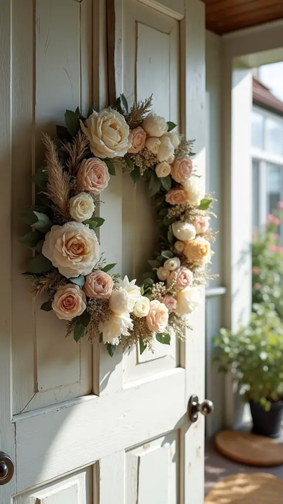 sophisticated natural beauty wreath