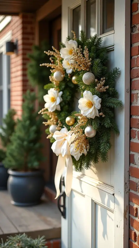 sophisticated white and gold