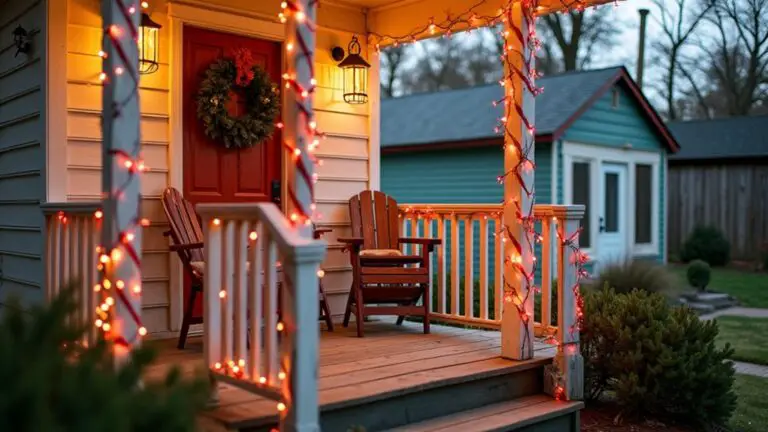 19 Sparkling Candy Cane Christmas Light Ideas That Add Sweet Seasonal Fun sparkling candy cane lights