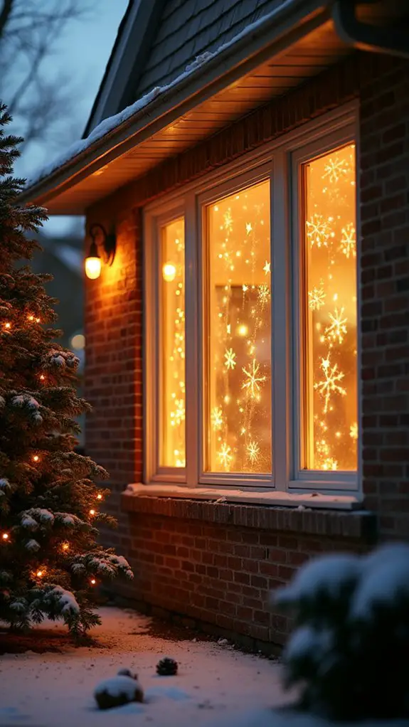 sparkling holiday window displays