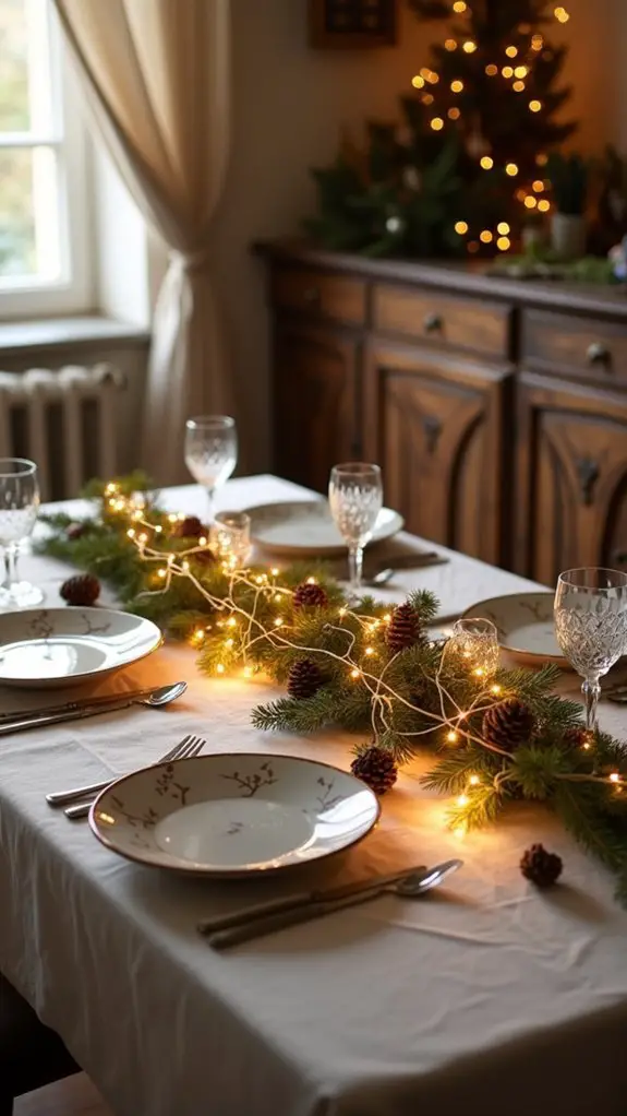 sparkling lights enhance atmosphere