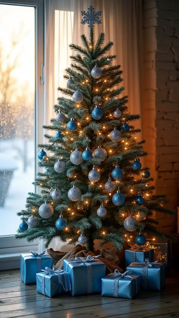 sparkling winter wonderland tree