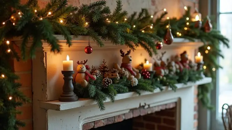 24 Charming Christmas Mantle Decor Ideas That Feel Straight From a Storybook storybook inspired christmas decor