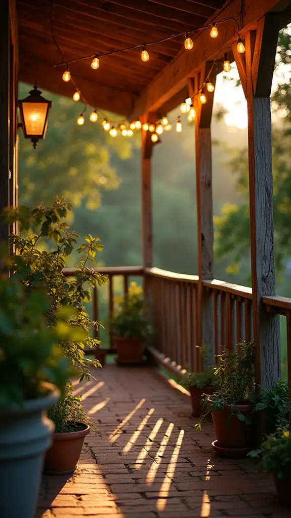 string lights create ambiance