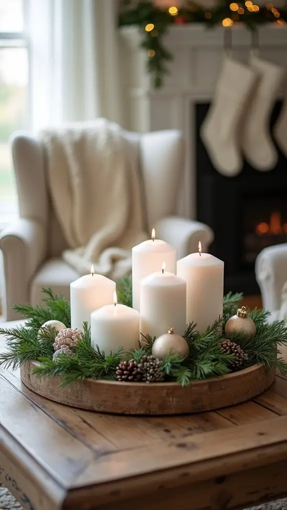 stylish holiday decorative trays