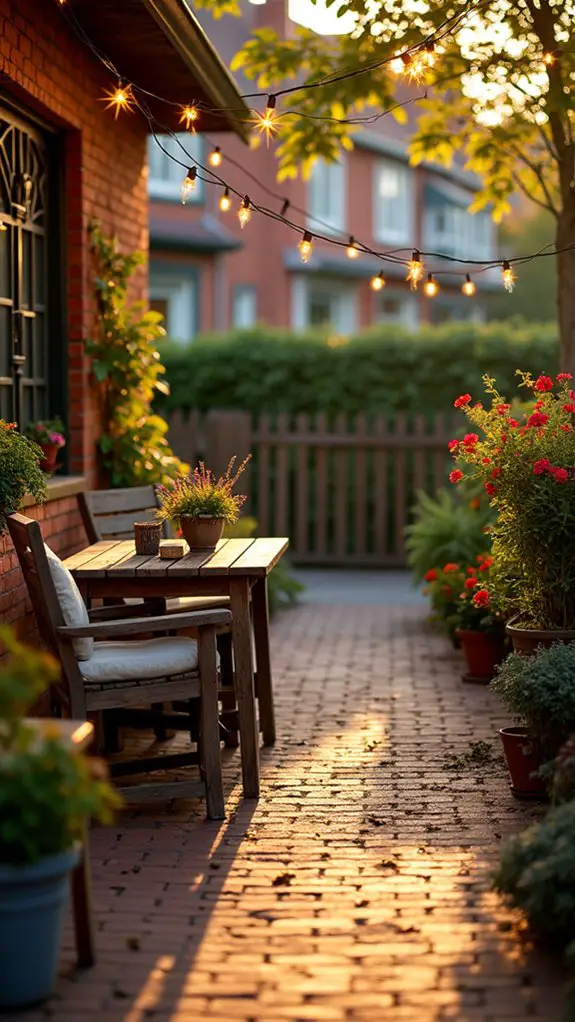 sustainable festive outdoor lighting