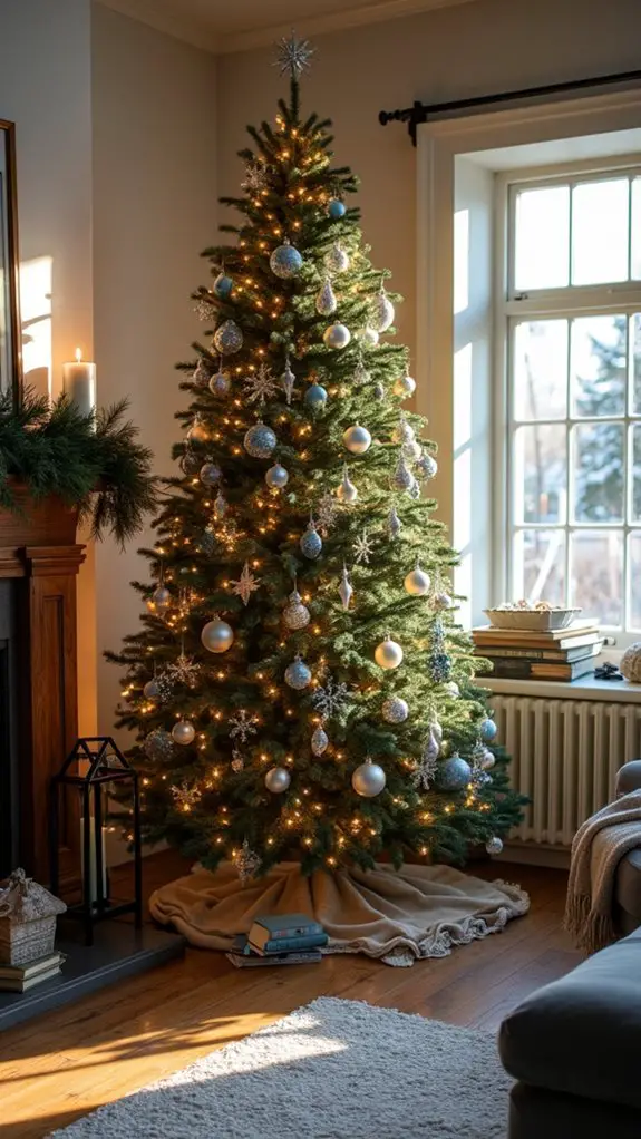 themed ornament tree concept