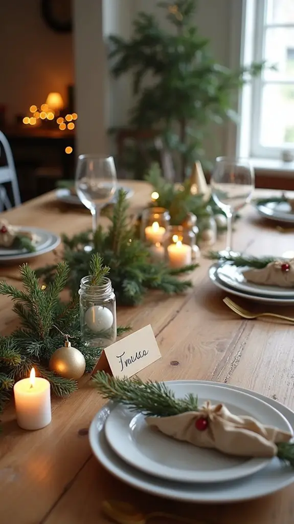 thoughtful holiday place cards