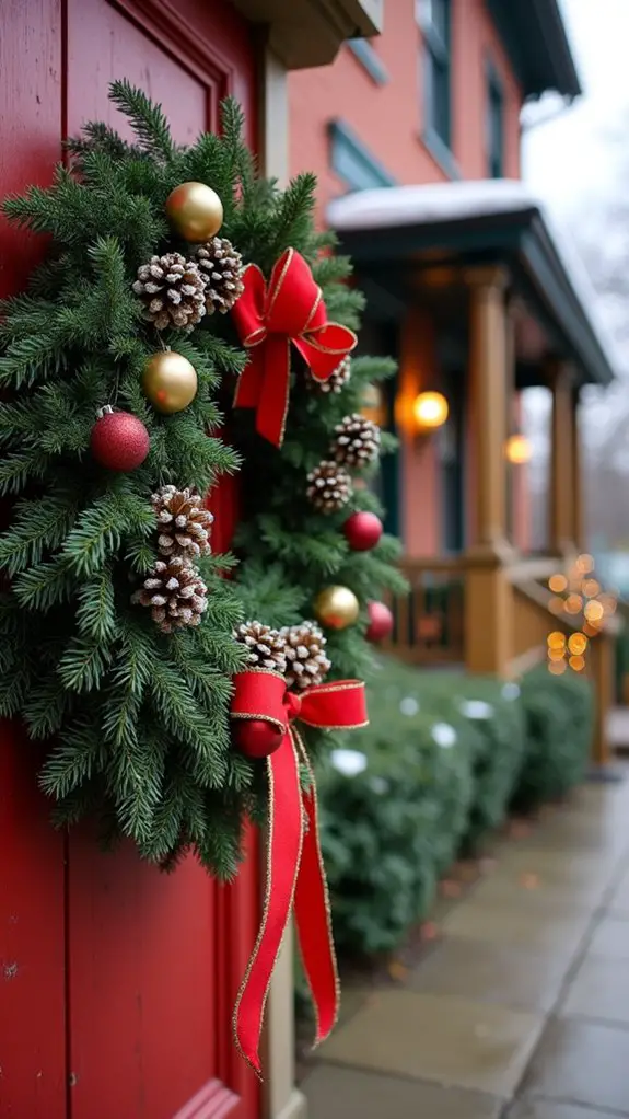 timeless festive holiday wreath