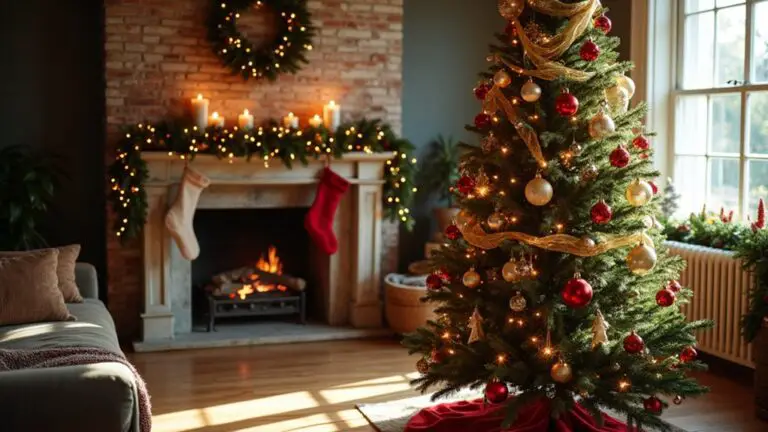 18 Elegant Red and Gold Christmas Tree Ideas That Feel Timeless and Warm timeless red and gold decor