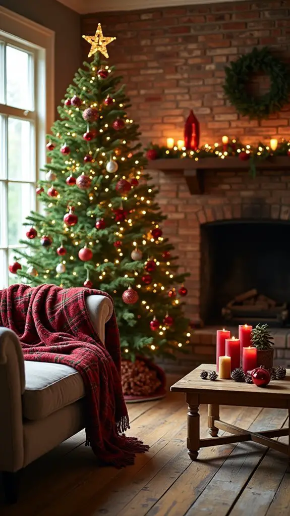 timeless red and gold elegance