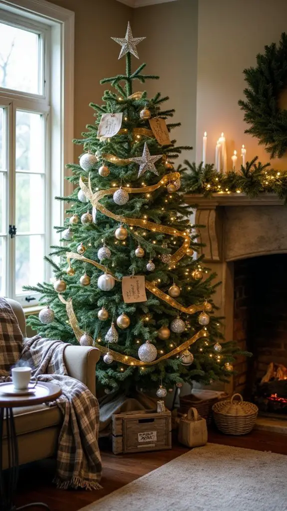 timeless silver and gold accents