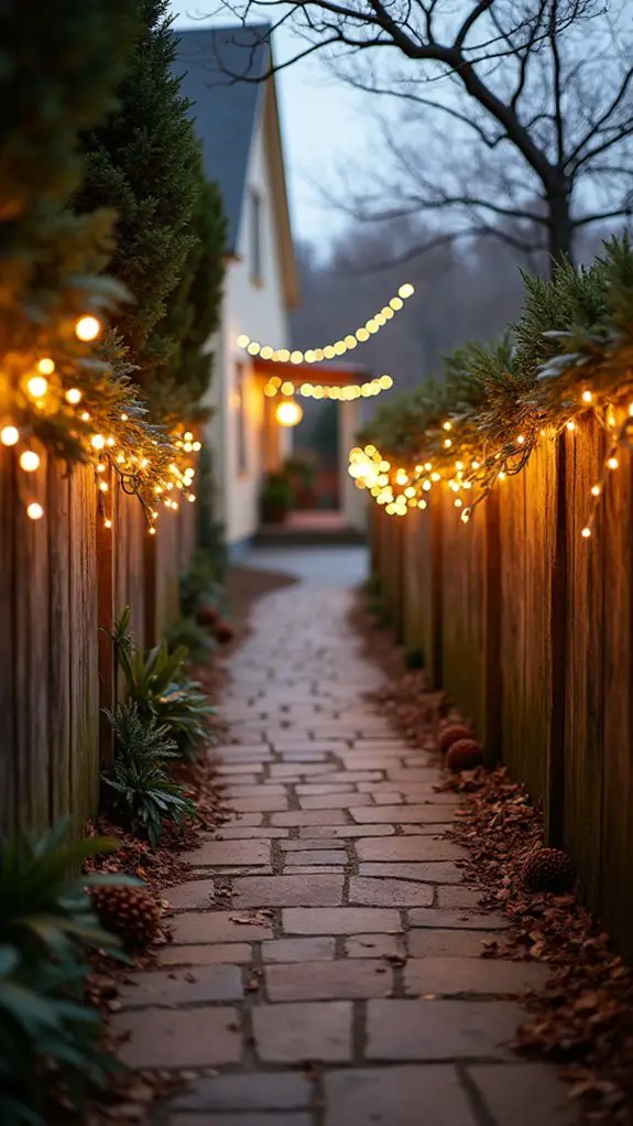timeless white string lights