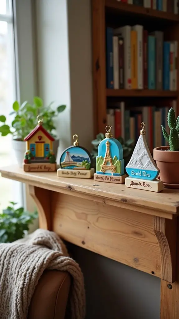 travel memories through ornaments