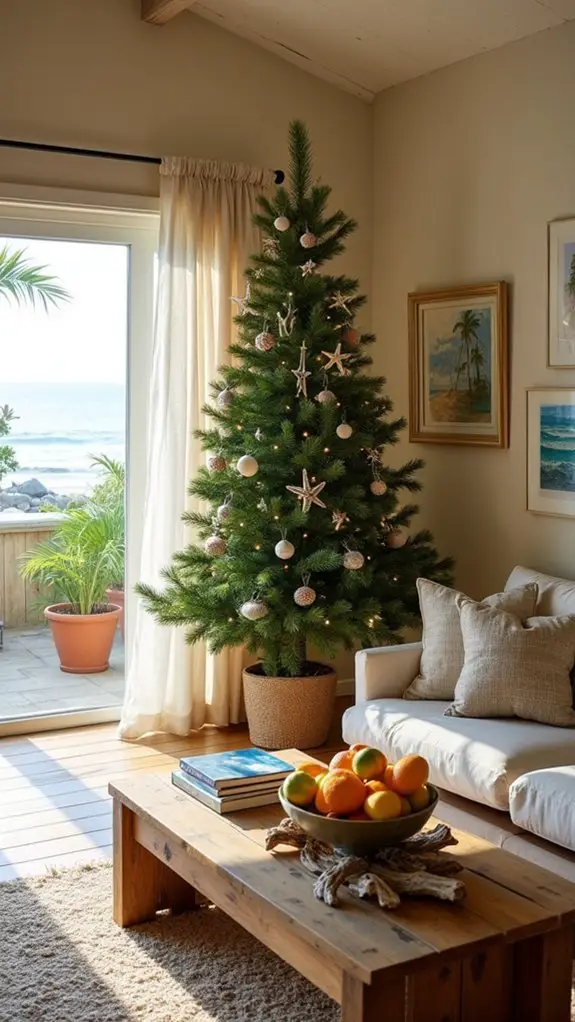 tropical holiday celebration vibes