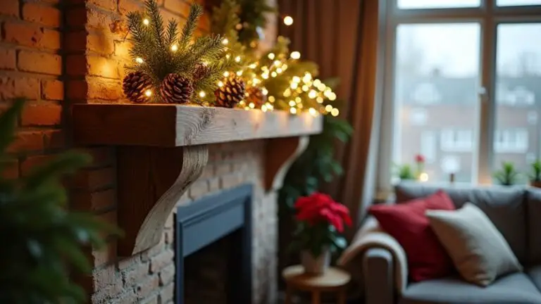 23 Twinkle Light Christmas Mantle Ideas That Shine Through the Season twinkle light christmas decor