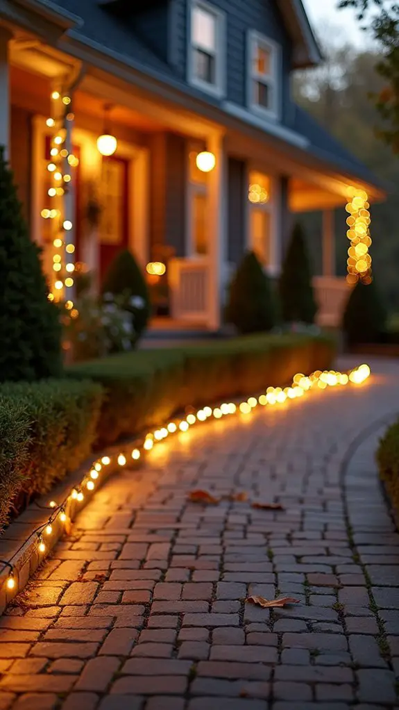 twinkling elegant holiday lights