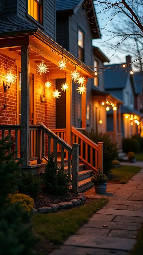 twinkling holiday light display