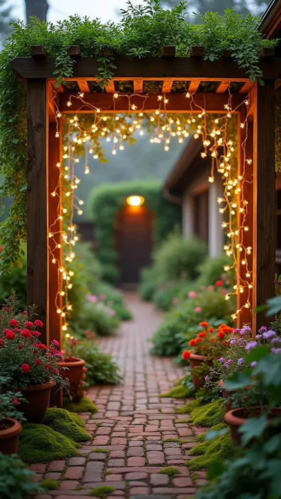 twinkling light curtain magic