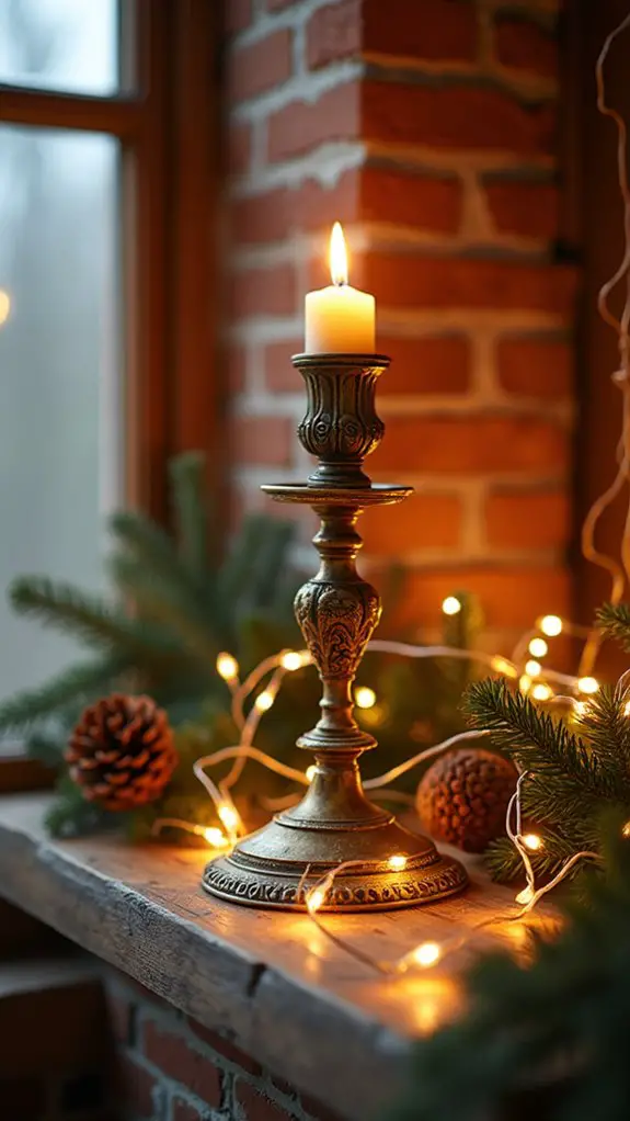 twinkling lights antique charm