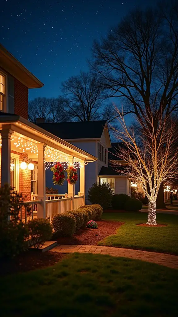 twinkling lights create magic