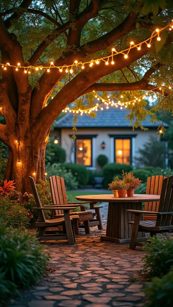 twinkling lights create magic