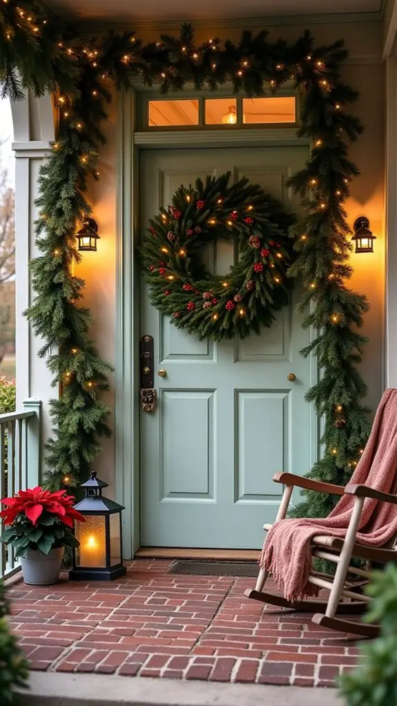 twinkling lights enhance warmth