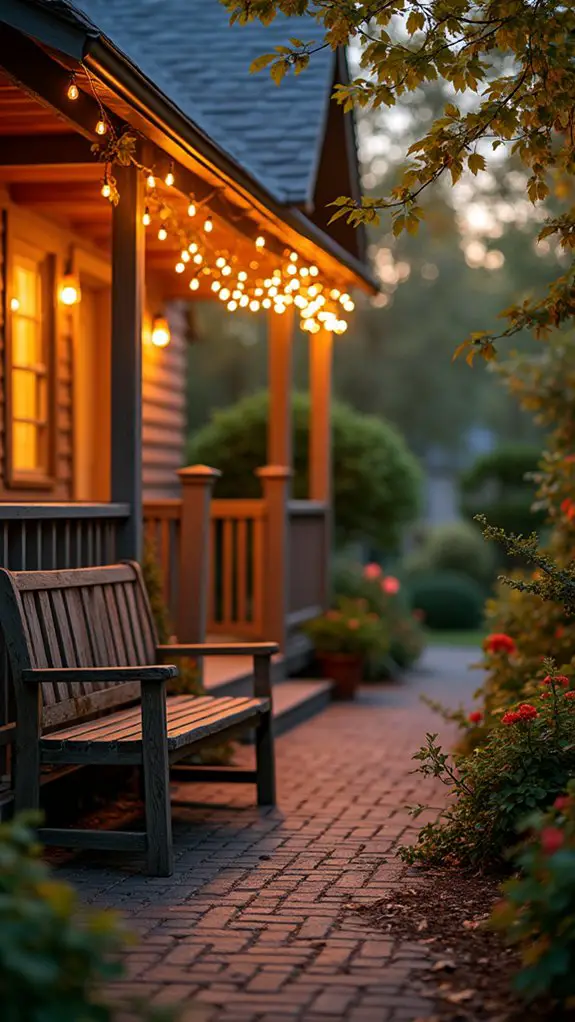 twinkling solar string lights