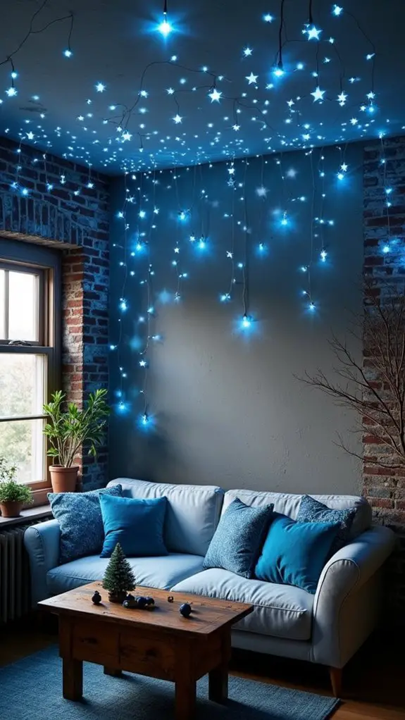 twinkling starry night display