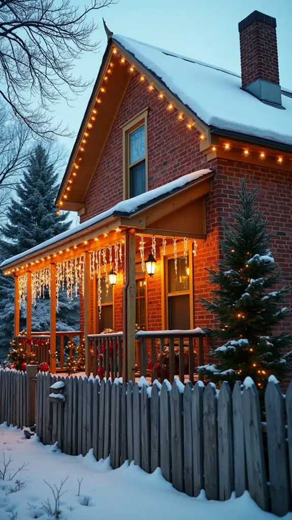 twinkling winter wonderland lights