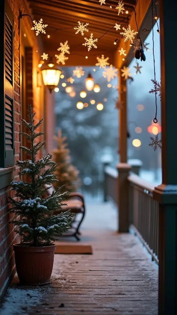 twinkling winter wonderland lights