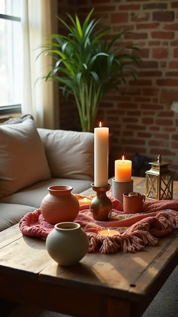 unique candle holders ambiance