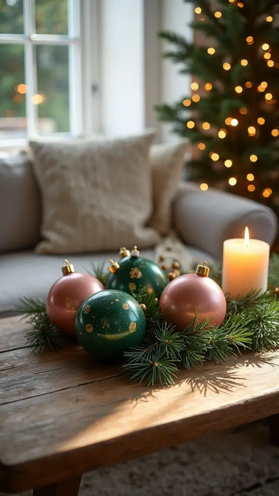 unique hand painted ornaments