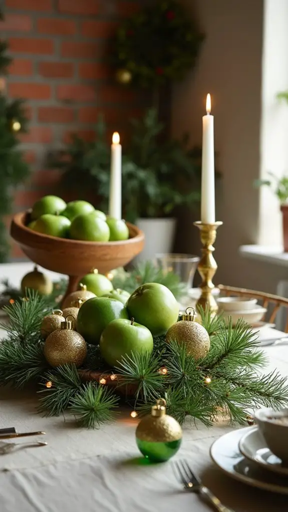 unique holiday table decor