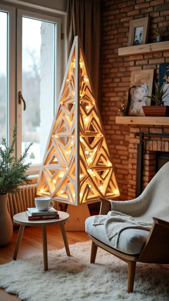 unique modern holiday display