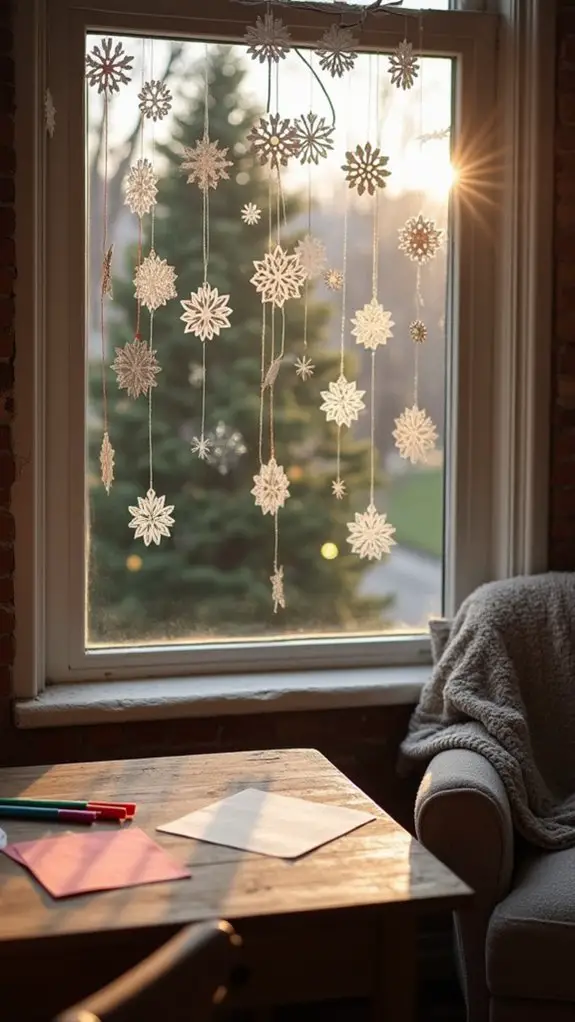 unique paper snowflake creations