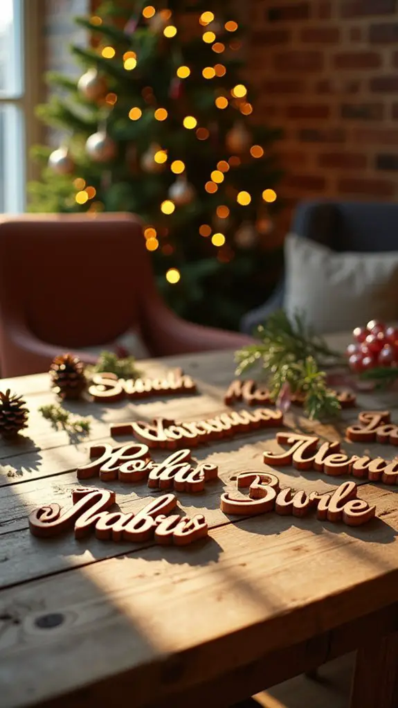unique personalized holiday decor