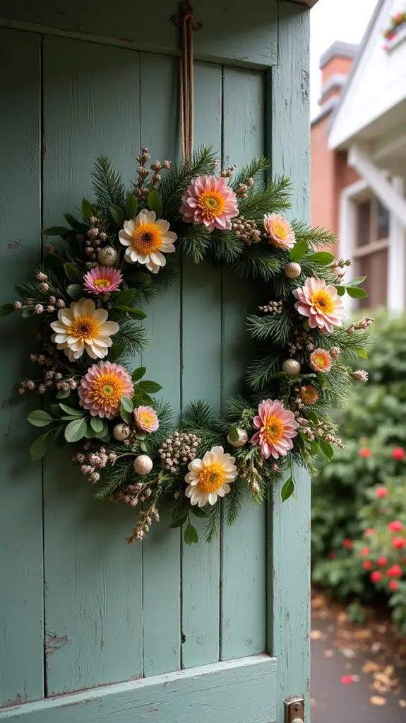 unique pressed flower wreaths