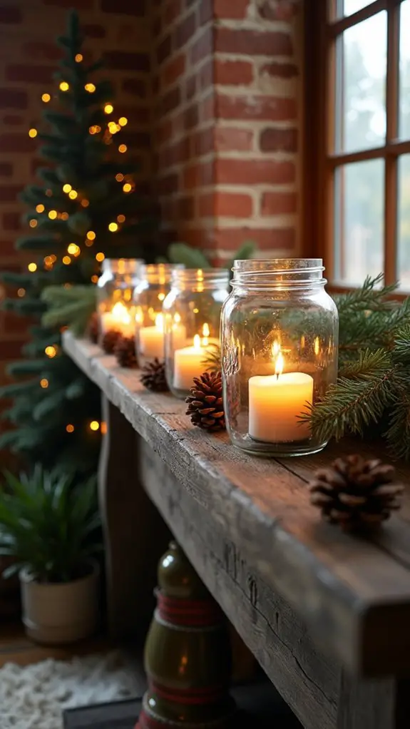upcycled mason jar candles