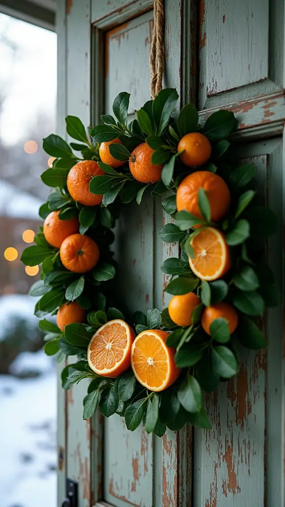 vibrant aromatic holiday wreath