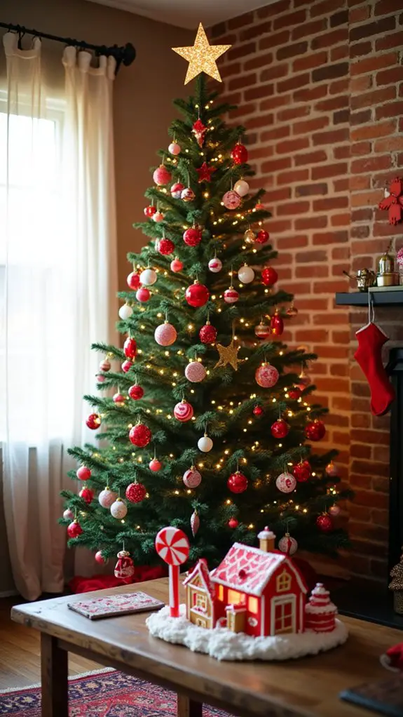 vibrant candyland holiday decor