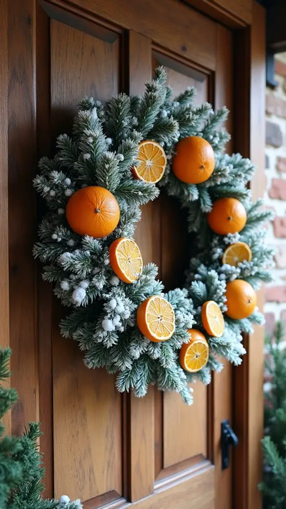 vibrant citrus holiday decoration