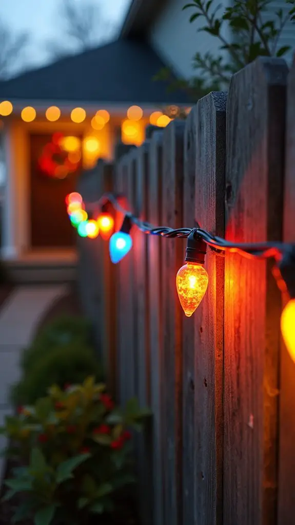 vibrant colorful holiday lights