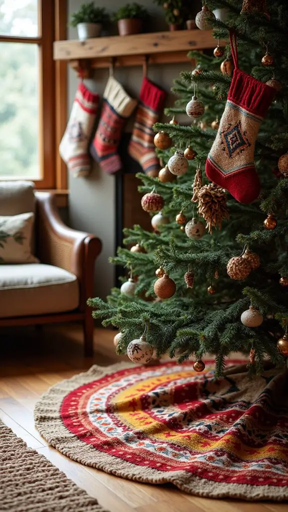vibrant ethnic holiday decor