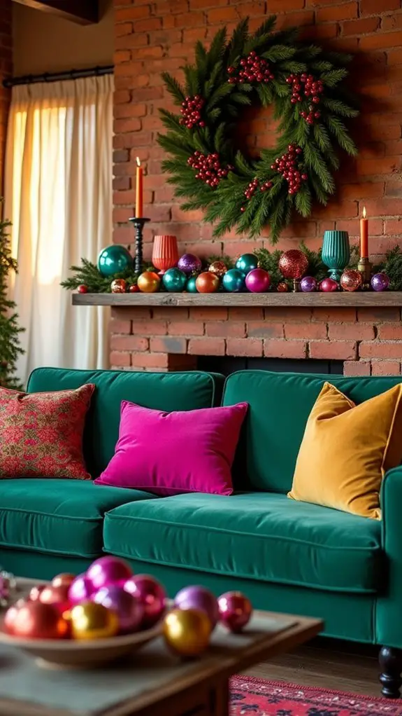 vibrant festive color combinations
