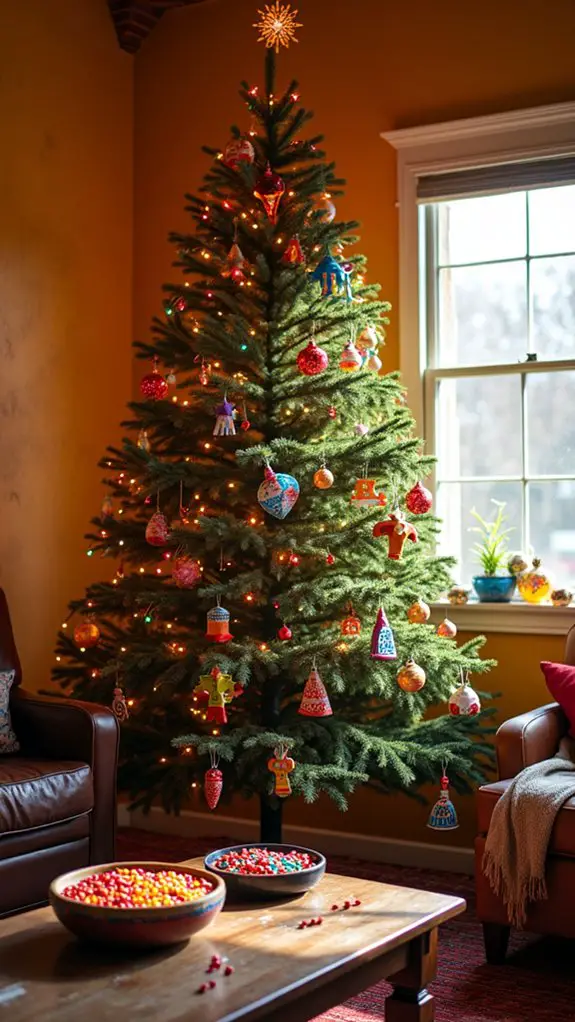 vibrant festive holiday decorations